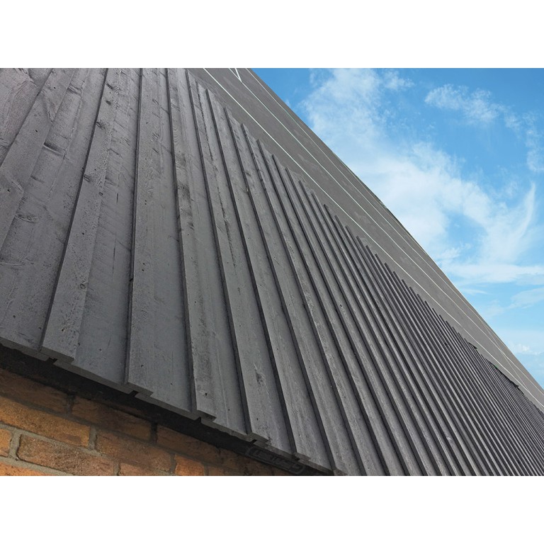Elephant Gevelbekleding Board &amp; Batten Lodgepole Pine Zwart Breed